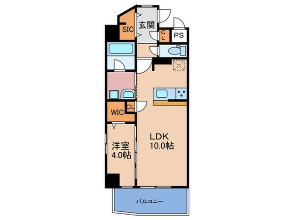 ruelleうめきたの物件間取画像